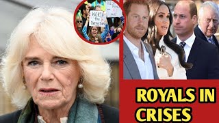 QUEEN CAMILLA FAINTS AS SHE MAKES HER WAY INTO HER QUARTERS!