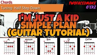 Simple Plan - I'm Just A Kid (Guitar Tutorial)