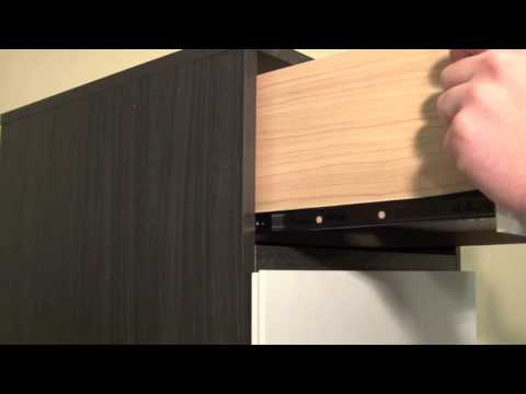 Nexera Support: Install and Remove a Drawer with Metal Slides