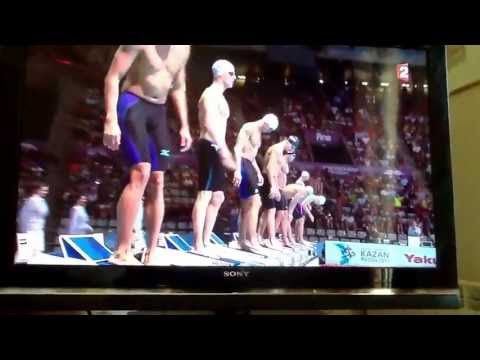 Finale 50 mètres papillon championnat du monde 2013.