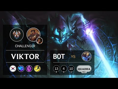 Viktor Bot vs Ezreal - KR Challenger Patch 9.22