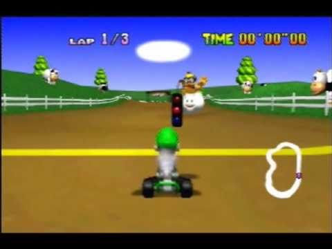 Mario Kart 64 Playthrough Extra mode : Moo Moo Farm