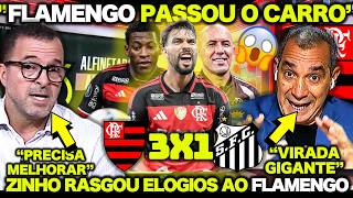 ZINHO RASGA ELOGIOS ao FLAMENGO e ZÉ ELIAS REBATEU ! AINDA PRECISA MELHORAR