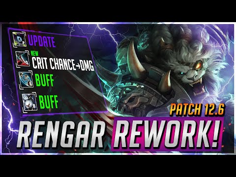 Das FINALE Rengar Rework in Patch 12.6? Rengar Gameplay Changes [League of Legends Deutsch / German]
