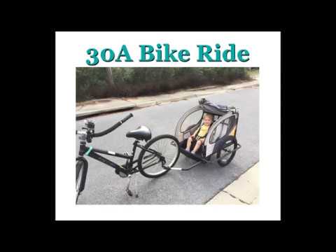 30A Bike Ride Aerial Cruising Along the Timpoochee Trail