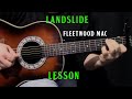 How To Play Landslide By Fleetwood Mac Acoustic Guitar Lesson