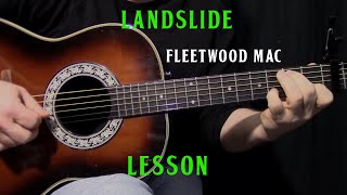 how to play Landslide by Fleetwood Mac - acoustic guitar lesson