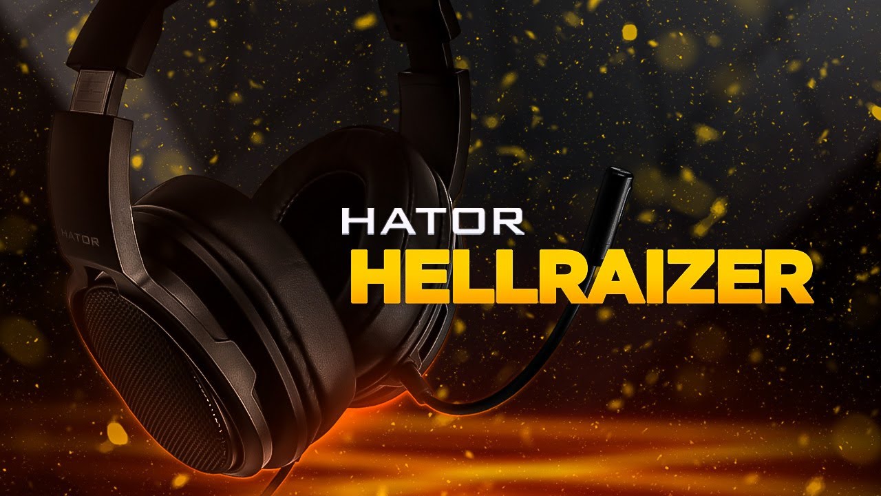 Гарнитура игровая HATOR Hellraizer HTA-812 (Black) video preview