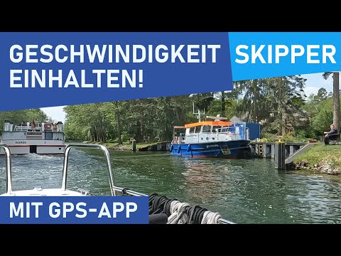 Hausboot mieten 2023: Geschwindigkeit Motorboot einhalten | Anzeige defekt | Alternative GPS-Apps