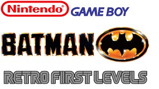 Batman The Video Game - Nintendo Game Boy (Retro First Levels)