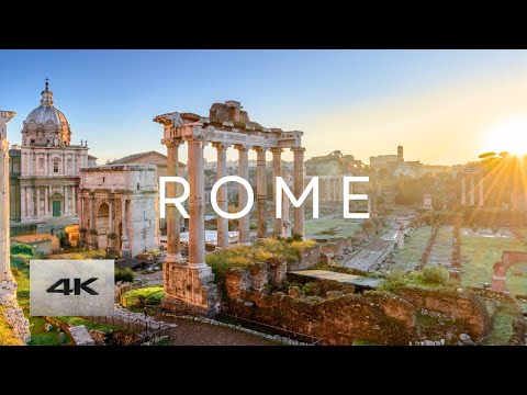 Rome 4k Drone Footage - Rome Italy in 4k