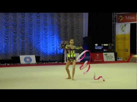 Miss Valentine 2013 FIG RG World Cup 9.2.2013 Ribbon Anna Afuxenidi KAZ