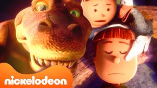 Midknights Discover a Dragon Land & Save Max! 🐉 | Max & the Midknights | Nicktoons