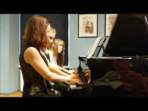 Trio Equilibrium - Maarten Smit - Melody from "Petite Suite" for piano 6 hands