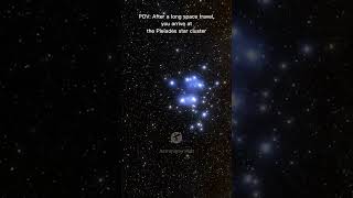Space travel to Pleiades star cluster