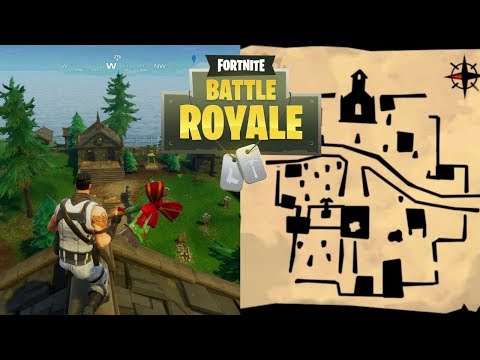 Fortnite "Follow the Treasure Map Found in Snobby Shores" Battle Star Location