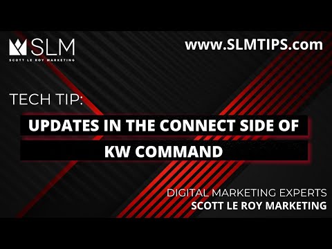 Tech Tip: Updates in the Connect side of KW Command