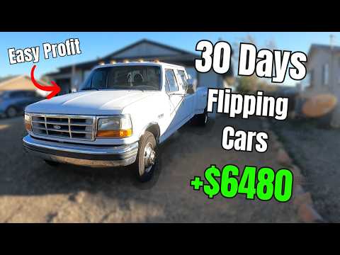 I Tried Flipping Cars for 1 Month and The Profit Was Insane