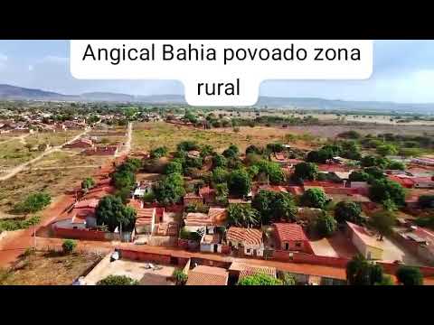 Cidade do nordeste da Bahia Angical povoado zona rural bem-vindos visitantes