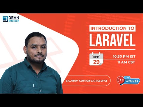 Introduction to Laravel : Complete Beginners Guide | Live Webinar