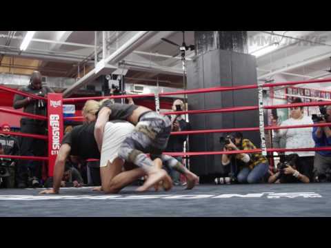 Highlights from Holly Holms UFC 208 open workout