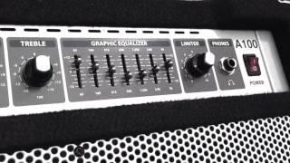 Video thumbnail for Hartke A100 Combo Bass Ampli - little sound demo by iBass