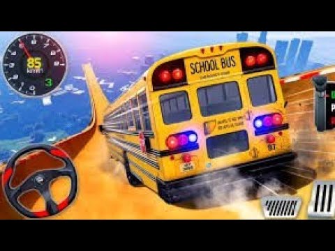 Impossible Bus Stunt Racing 2024 - Mega Ramp Driving Simulator 3D - Android GamePlay