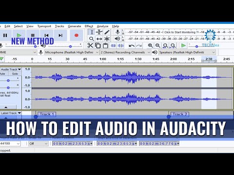 How to Edit Audio in Audacity 2025 [New Method]