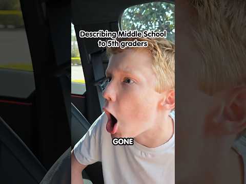 Describing Middle School To 5th Graders 😲