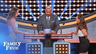 Don&#39;t do this while Steve&#39;s sleeping! | Celebrity Family Feud