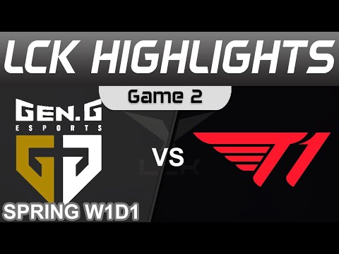 GEN vs T1 Highlights Game 2 LCK Spring Season 2024 Gen G vs T1 by Onivia