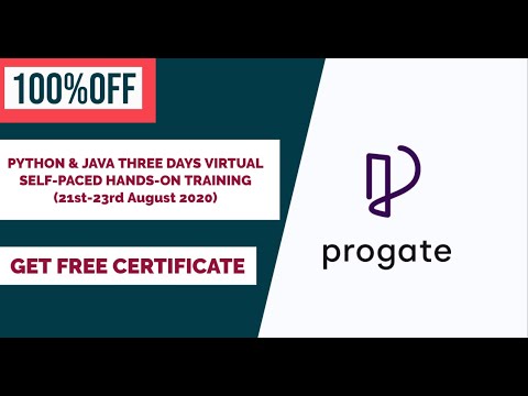 Progate Python Java Virtual Training Free Virtual Training Program Certificate Study Magma