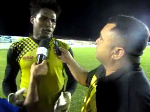 Goleiro Pantera, o herói do Jogo Sousa 0 x 1 Campinense no Marizão