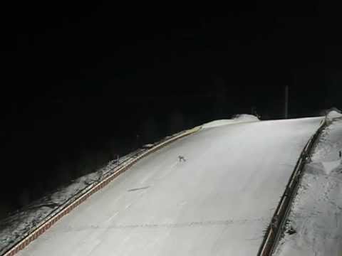 Vikersund.  Anette Sagen.  "Det er slik vi liker å se henne"