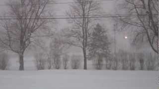 preview picture of video 'Snow storm in Moncton - Feb. 17, 2013'