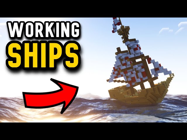 How to add working ships to Minecraft