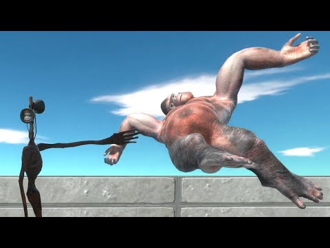 Siren Head crazy battle vs every unit  -- Animal Revolt Battle Simulator