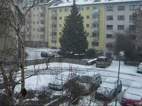 Frankfurt Winter 09-2010 Schnee a la carte.wmv