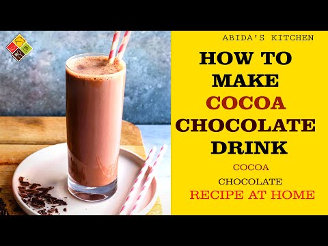 How to Make Cocoa Chocolate Drink at Home | Cold Coco Recipe | Abida's kitchen