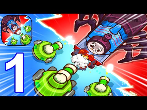 Alphabet Defense Towers Battle - Gameplay Walkthrough Part 1 Tutorial Wave 1-10 (iOS, Android)