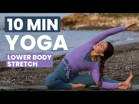 10 Min Gentle Yoga To De-Stress | Lower Body Stretch All Levels Yoga