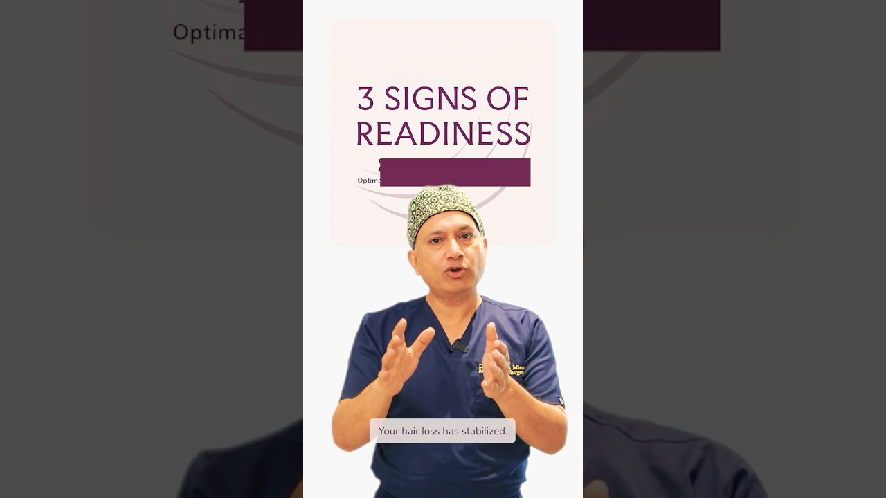 3 Signs You’re Actually Ready for a Hair Transplant