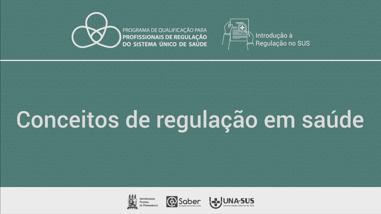 Conceitos de regulação em saúde