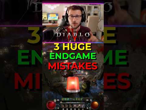 Diablo 4 - AVOID These 3 Huge Endgame Mistakes!!