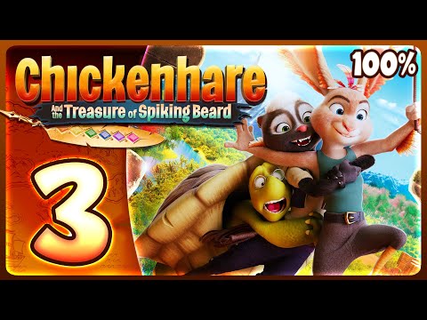 Chickenhare and the Treasure of Spiking-Beard Walkthrough Part 3 (PS5) 100%