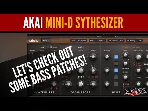 The AKAI Mini-D Plugin  for MPC, and NOW a VST and AU