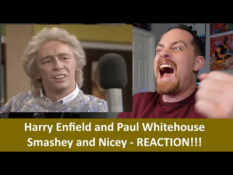 American Reacts Harry Enfield and Paul Whitehouse - Smashey and Nicey Compilation REACTION