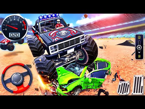 Real Monster Truck Demolition Derby Stunts - Extreme Crash Car Racing 3D - Android GamePlay