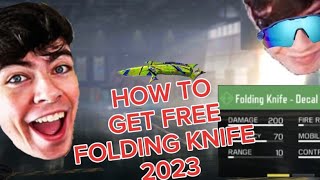 How To Get Folding Knife In Codm 2023(UPDATED)