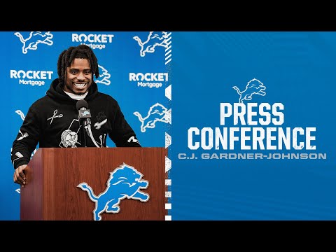 C.J. Gardner-Johnson speaks to the media on March 20
